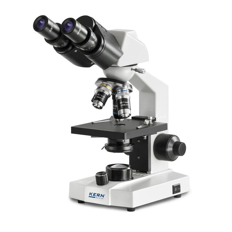 Kern Microscope Bino Achromat 4/10/40, WF10x18, 0,5W LED, recharge, OBS 104 (66374)