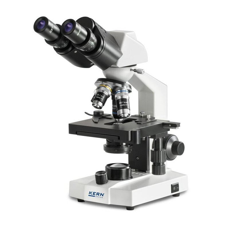 Kern Microscope Bino Achromat 4/10/40, WF10x18, 0,5W LED, recharge, OBS 106 (66377)