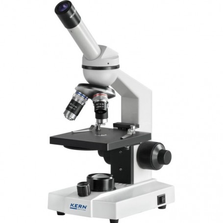 Kern Microscopio Mono Acromático 4/10/40, WF10x18, 0,5W LED, OBS 112 (66380)