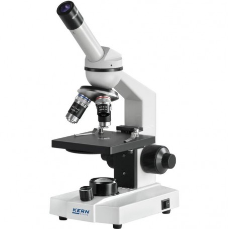Kern Microscope Mono Achromat 4/10/40, WF10x18, 0,5W LED, reîncărcabil, OBS 102 (66372)
