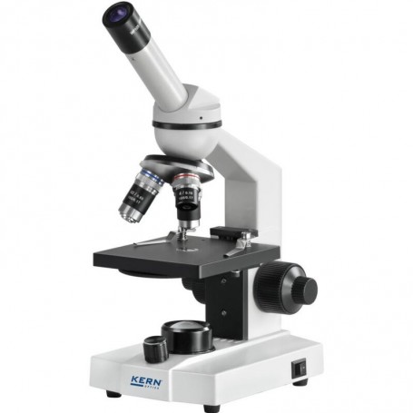 Kern Mikroskop Mono Achromat 4/10/40, WF10x18, 0,5W LED, uppladdningsbar, OBS 103 (66373)