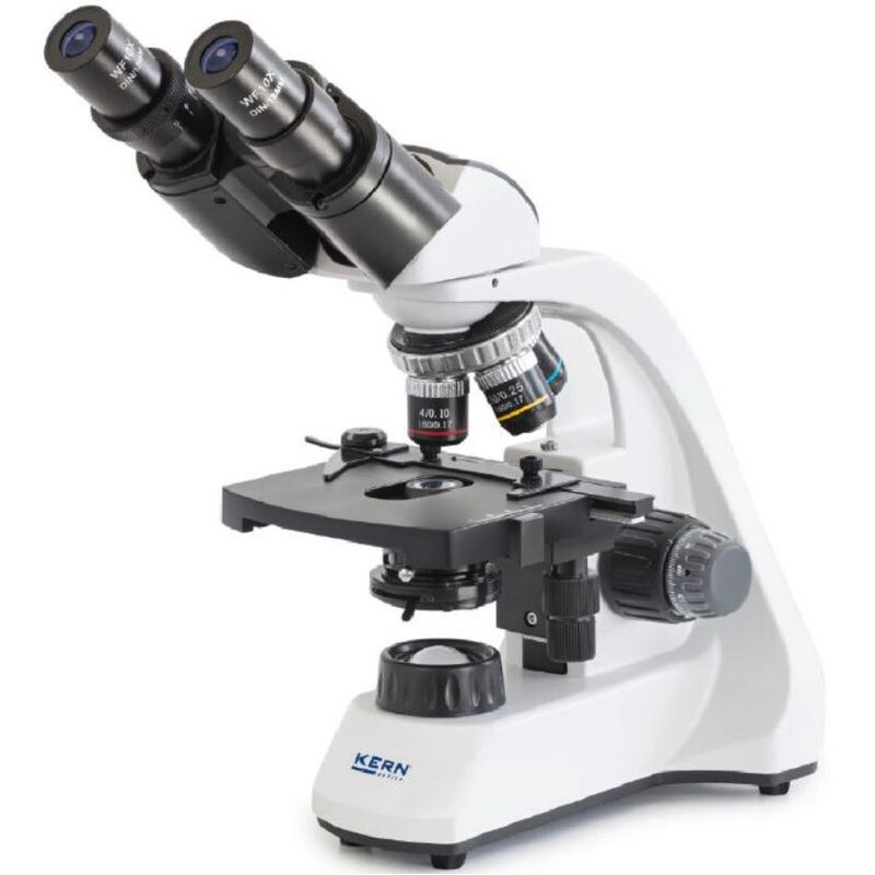 Kern Microscope Bino Achromat 4/10/40, WF10x18, 1W LED, OBT 104 (66388)
