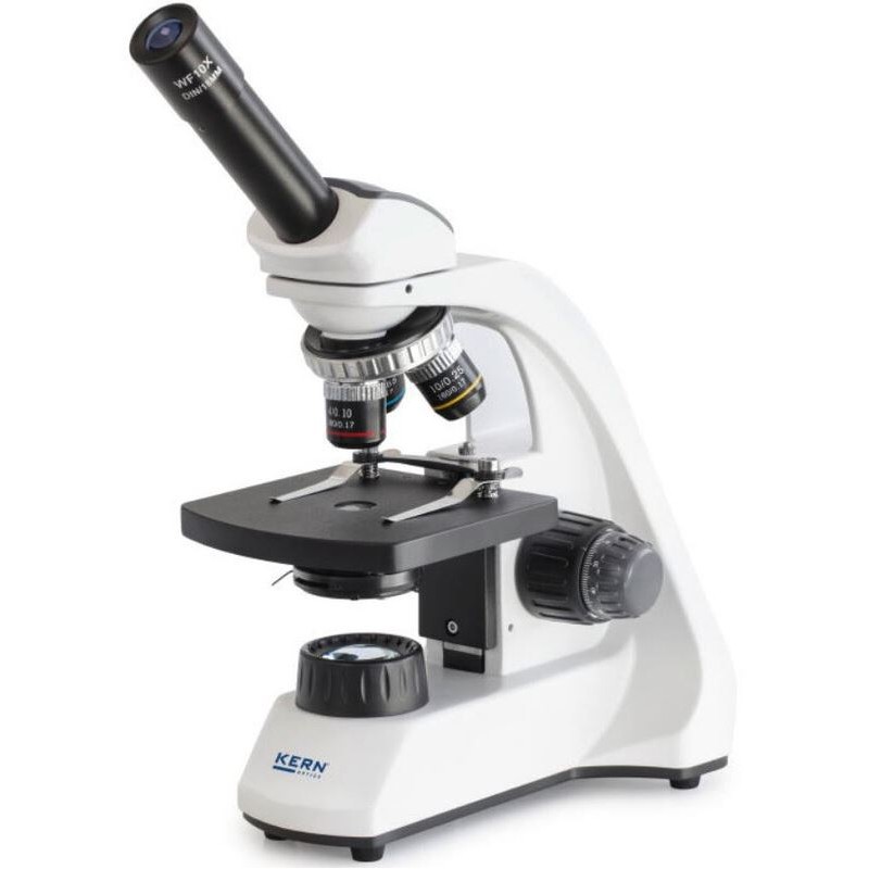Kern Microscoop Mono Achromaat 4/10/40, WF10x18, 1W LED, OBT 101 (66385)
