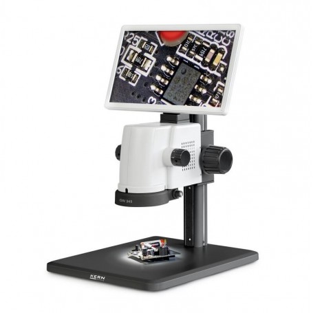 Mikroskop Kern OIV 345, digital, 0.7x-4.5x, LED, Al, HDMI (83019)