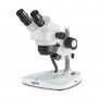 Kern 스테레오 줌 현미경 OZL 445, 그리노, 기둥, 쌍안경, 0.75-3.6x,10x/21, 0.35W LED (66625)