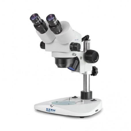 Kern Stereozoom-mikroskop OZL 451, Greenough, Kolonn, bino, 0.75-5.0x, 10x/23, 10W Hal (66626)