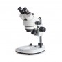 Microscop stereo cu zoom Kern OZL 463, Bino, Greenough, 0.7-4.5x, HWF10x20, LED 3W (66630)