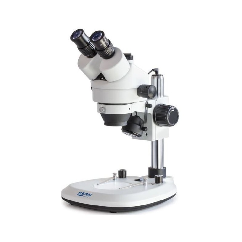 Kern Stereo zoom microscope OZL 464, trino, Greenough, 0.7-4.5x, HWF10x20, 3W LED (66631)