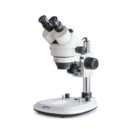 Microscope stéréo zoom Kern OZL 464, trino, Greenough, 0.7-4.5x, HWF10x20, LED 3W (66631)