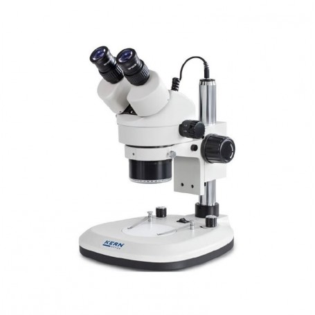 Microscop stereo cu zoom Kern OZL 466, trino, Ringl., Greenough, 0.7-4.5x, HWF10x20, LED 3W (66636)