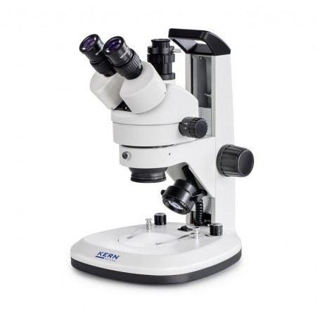 Microscopio estereoscópico de zoom Kern OZL 468, 7x-45x, Al/Dl, LED de 3W (83037)