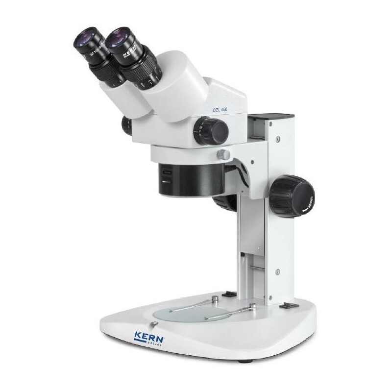 Kern Stereo zoom microscope OZL 456, bino, ring light, 10x23, 0.21W LED, 0.75-5.0x (66627)