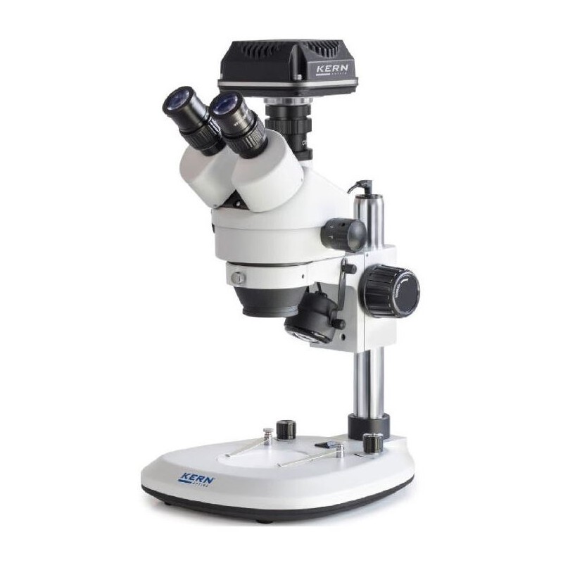 Kern Microscope OZL 464C832, Greenough, Column, 7-45x, 10x/20, Reflected light, 3W LED, Camera 5MP, USB 3.0 (66633)