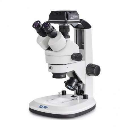 Kern Microscoop OZL 468C832, Greenough, Tandheugel, 7-45x, 10x/20, Gereflecteerd licht, 3W LED, Camera 5MP, USB 3.0 (66642)