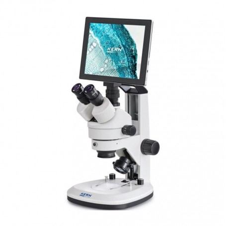 Kern OZL 468T241 Greenough, Giá đỡ bánh răng, 7-45x,10x/20, Ánh sáng phản xạ, Đèn LED 3W, Camera 5MP, USB, USB 2.0, HDMI, WiFi, 