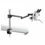 Kern Stereo zoom mikroskop OZM 952, bino, 7-45x, HSWF 10x23 mm, stativ, bordklemme, ringlys LED 4.5W (66670)