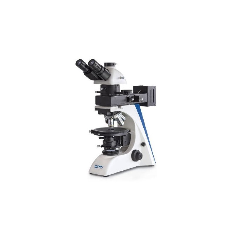 Kern Microscope OPO 185, POL, trino, Inf plan, 40x-600x, incident/reflected light, HAL, 100W (68009)