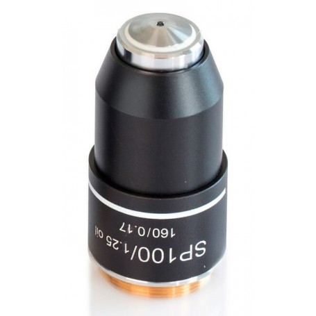 Kern Objektiv 1, OBB-A1565, e-plan, achro, 100x/1.25, ulje, w.d. 0.07mm, s oprugom, protiv gljivica (82948)