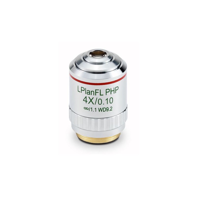 Kern Objective Lens, OBB-A1604, PH, 무한대, 평면, 4x (82966)