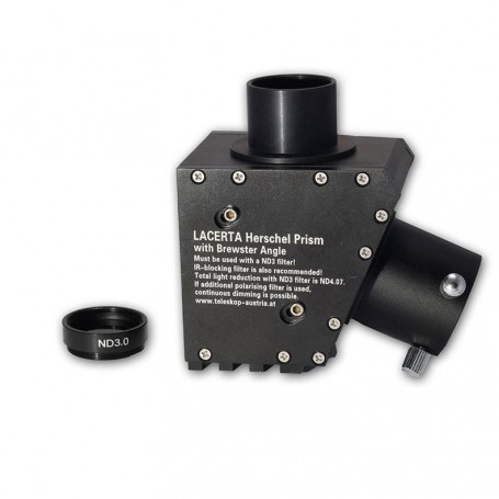 Prisma de Herschel Lacerta 1.25" T2 com filtro ND3 (50251)