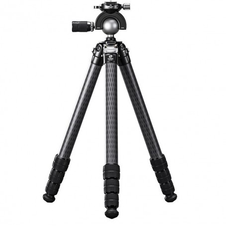 Trípode de Carbono Leofoto SA-404C + Rótula MH-60S (79409)