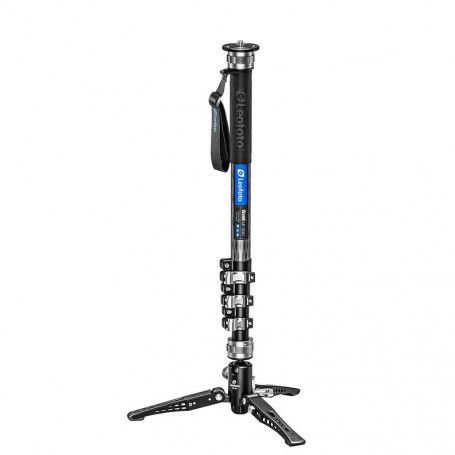 Leofoto Carbon einfæti MF-324C + VD-04 pan/tilt fótur (84968)