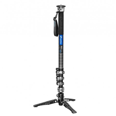 Monopiede in carbonio Leofoto MF-324CL + piede panoramico/inclinabile VD-04 (84969)