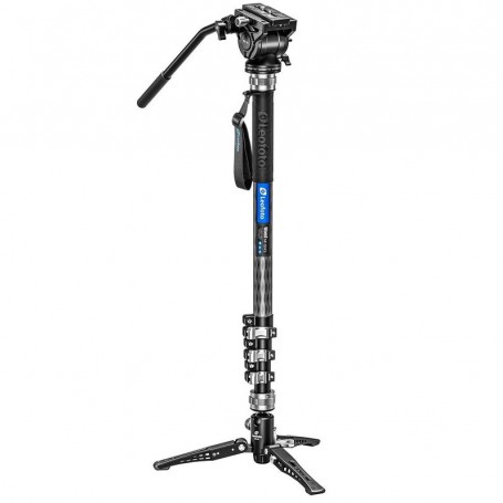 Leofoto Carbon monopod MF-324CL + Pan-tilt láb VD-04 + Videó dönthető fej BV-10 (84971)