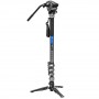 Leofoto カーボン一脚 MF-324CL + パンチルトフット VD-04 + ビデオチルトヘッド BV-10 (84971)