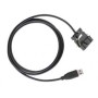 Cable de programación móvil PMKN4010B Motorola MOTOTRBO (Conexión trasera)