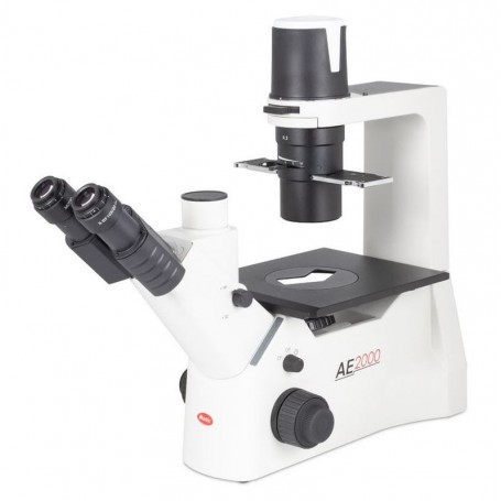Motic Inversmikroskop AE2000 Trino, Unendlich, 40x-200x, Phasen, Hal, 30W (67736)