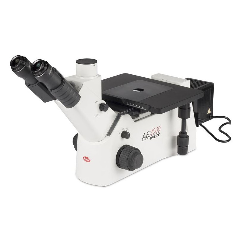 ميكروسكوب مقلوب من موتيك AE2000 MET، ثلاثي العينات، LM، تكبير 50-500x، 100 واط (45022)