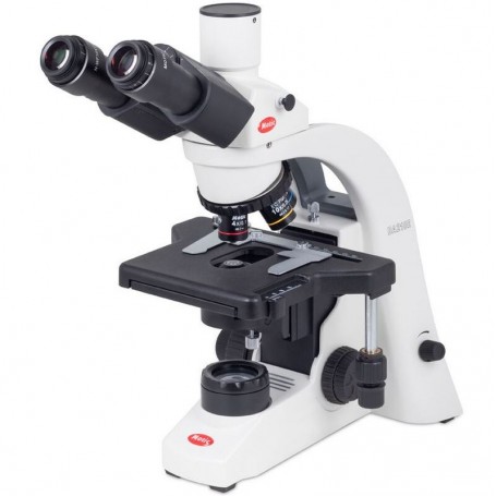 Motic Microscoop BA210E trino, oneindig, EC-plan, achro, 40x-1000x, Hal (67723)