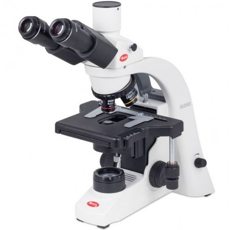 Microscópio Motic BA210E trino, infinito, EC- plano, acromático, 40x-400x, Hal (67722)