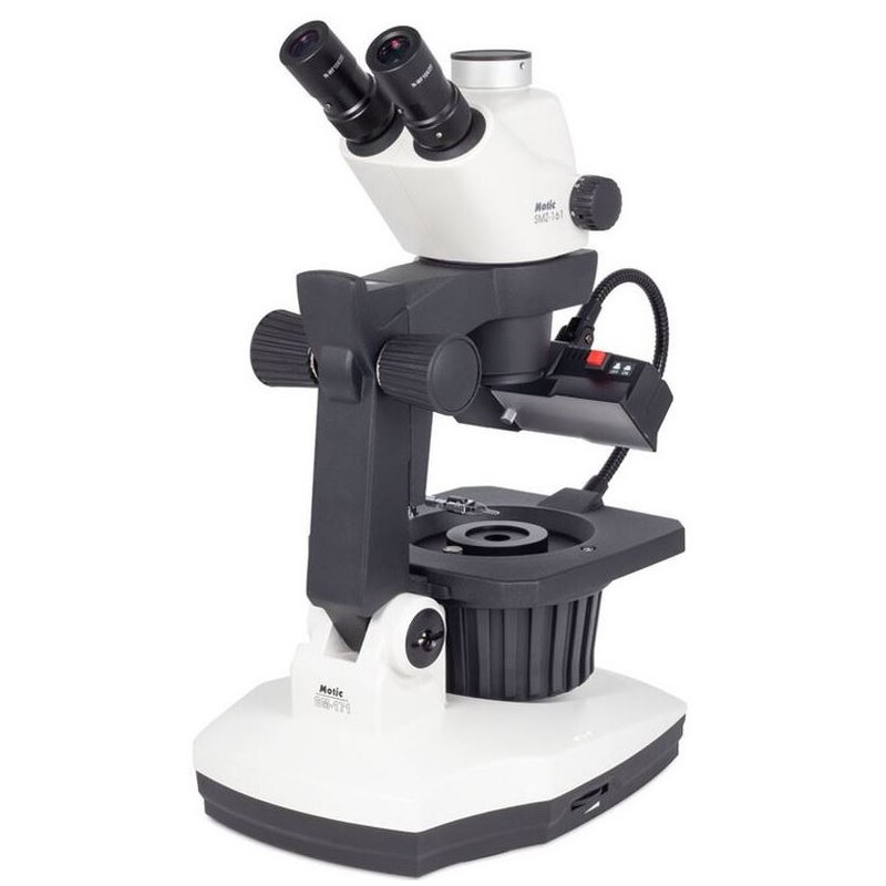 Motic Stereo zoom microscope GM-161, trino, fluo, 7.5-45x, wd 110mm (66097)