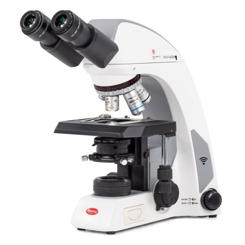Motic microscope Panthera cloud, bino, digital, infinity, plan, achro, 40x-1000x, 10x/22mm, Halogen/LED, HDMI, 8MP (77020)