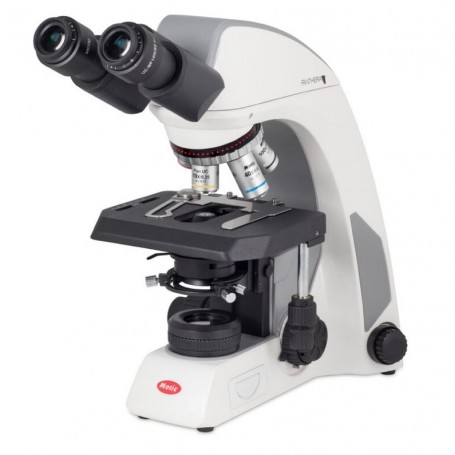 Microscopio Motic Panthera DL, binocular, digital, infinito, plan, acromático, 40x-1000x, 10x/22mm, Halógeno/LED, Wi-Fi, 4MP (77