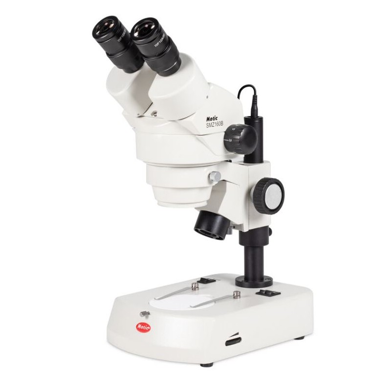 Motic Stereo Zoom Microscope SMZ-160-BLED, LED, 0.75x-4.5x (77799)