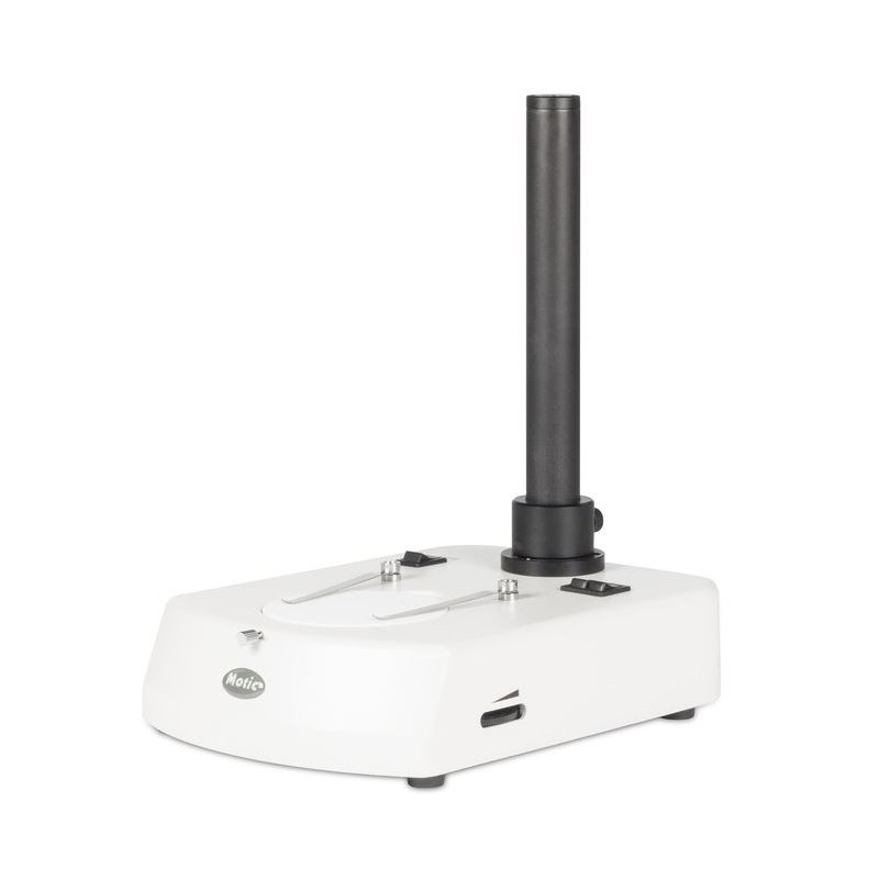 Motic Stand R2GG: Ø 25mm pillar, Ø 76 mm head, incident light, large stage (48300)
