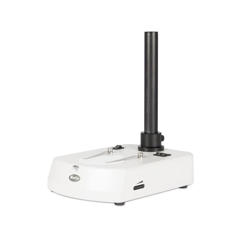 Motic R2LED: Stand for Ø 25mm pole and Ø 76mm head incident and transmitted LED (48301)