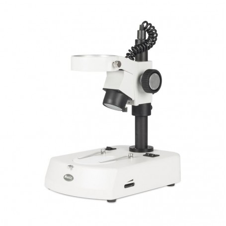 Motic R2GG: Olay/geçirgen reflektör tasarım standı Ø 25mm direk ve Ø 76mm baş için aydınlatmalı baş tutucu (48298)