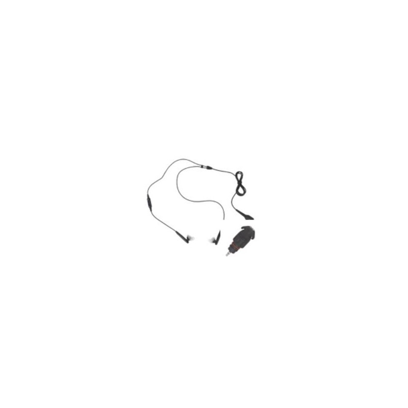 Kit Audio Sans Fil Overt Motorola NNTN8747A pour PTT Rapide (Noir)