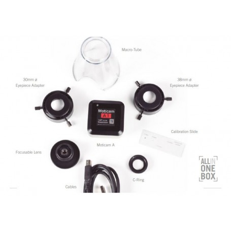 Камера Motic A5, цветная, sCMOS, 1/2.8", 2µm, 30 кадров в секунду, 5 МП, USB 2.0 (76580)