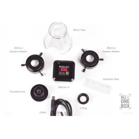 Motic相机A8，彩色，sCMOS，1/3"，1.34µm，30fps，8MP，USB 2.0（76581）