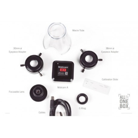 মোটিক ক্যামেরা A16, রঙিন, sCMOS, 1/2.3", 1.34µm, 30fps, 16MP, USB 2.0 (76582)