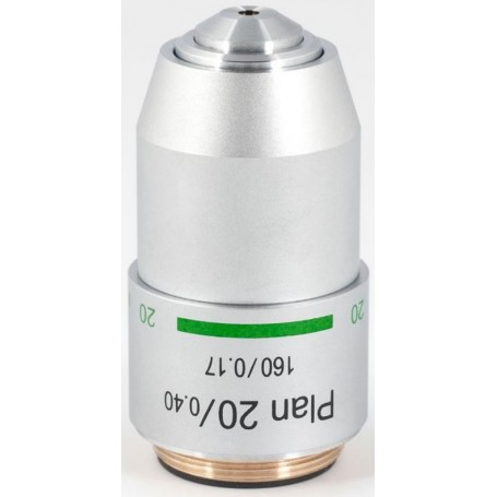 Obiektyw Motic PL, plan, achromatyczny, 20x/0.40 w.d. 0.55mm (RedLine200) (57068)