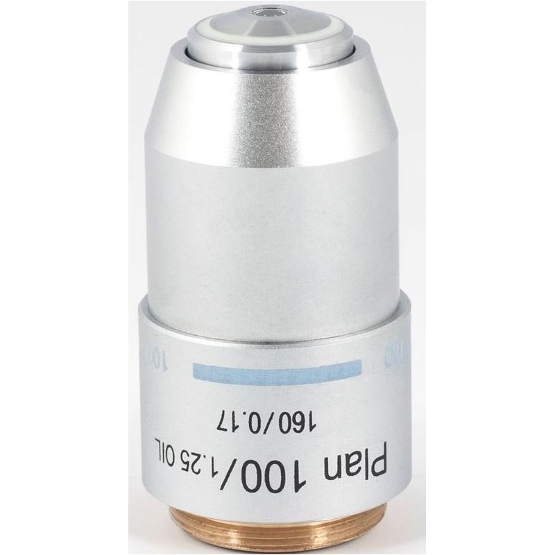 עדשה אובייקטיבית של Motic PL, תכנון, אכרומטית, 100x/1.25, S, שמן, w.d. 0.15 מ"מ (RedLine200) (57071)