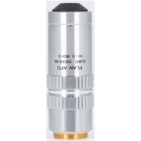 Obiektyw Motic Plan apochromat. ELWD 100X/0.800 (wd:3mm) (67689)