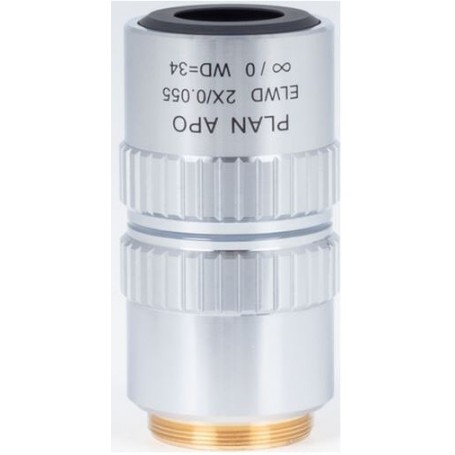 Motic Plan apokromaattinen objektiivi ELWD 2X/0.055 (wd:34mm) (67686)