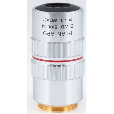 मोटिक प्लान अपोक्रोमैट. ऑब्जेक्टिव ELWD 5X/0.140 (wd 34mm) (67684)